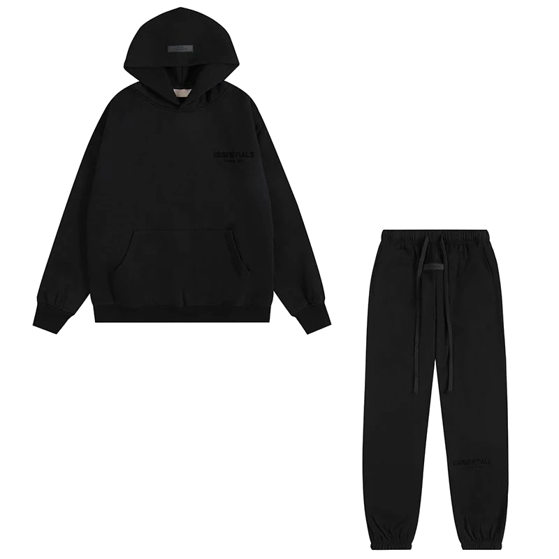 Essentials Tracksuit Black