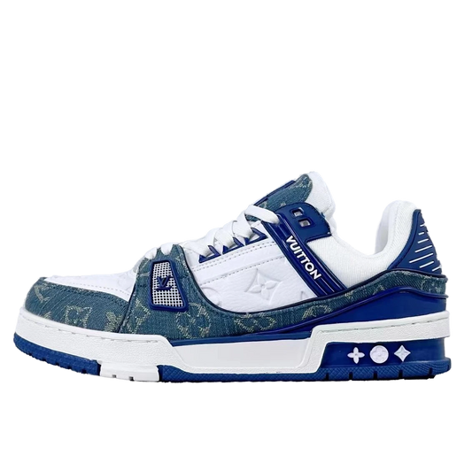 Louis Vuitton Trainer Denim Blue